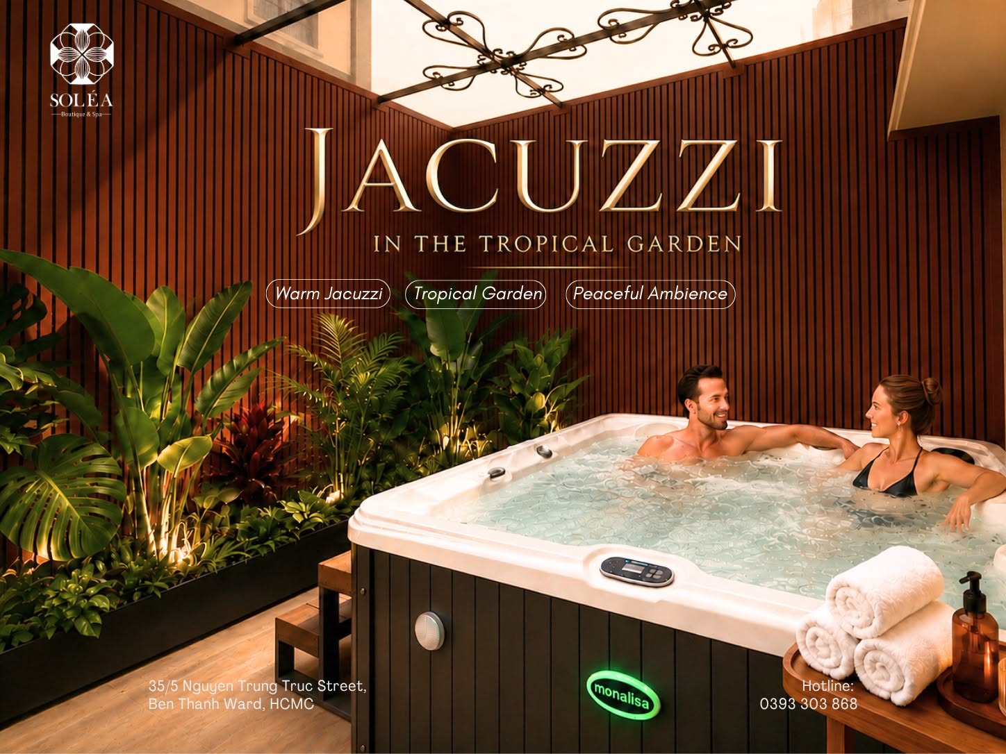 Trải nghiệm ngâm bồn sục Jacuzzi thư giãn tại Sài Gòn